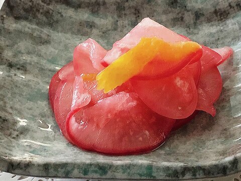 赤大根(レディーサラダ)の甘酢漬け☆